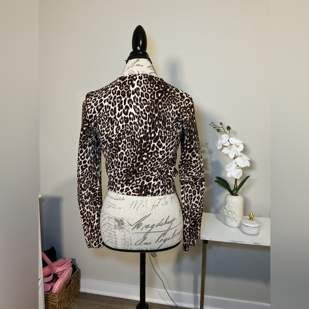 Guess Leopard Print Women's Jacket - Picture 4 of 11
